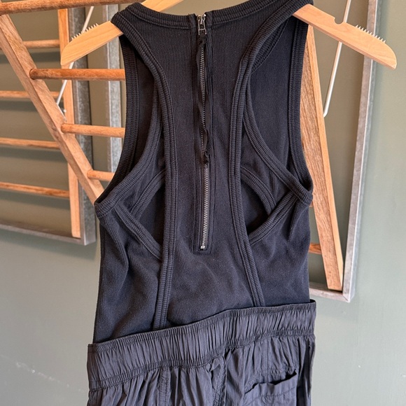 Anthropologie Daily Practice Messa Sleeveless Jumpsuit Women Sz xs Black Sport - Picture 5 of 5